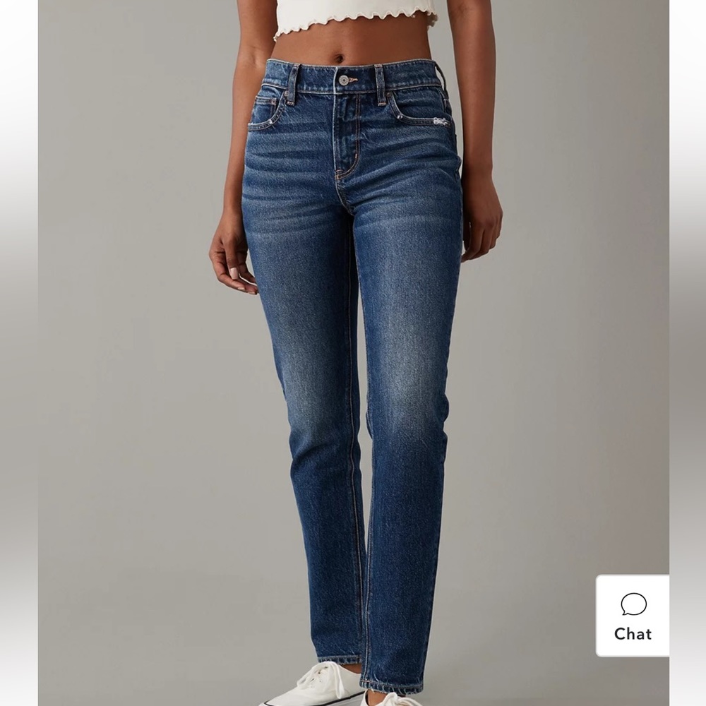 American Eagle Outfitters Skinny Super Stretch Jeans Medium/Dark Wash. Women’s 4